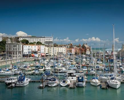 Ramsgate Royal Harbour Marina. Photo Credit Tourism Thanet District Council